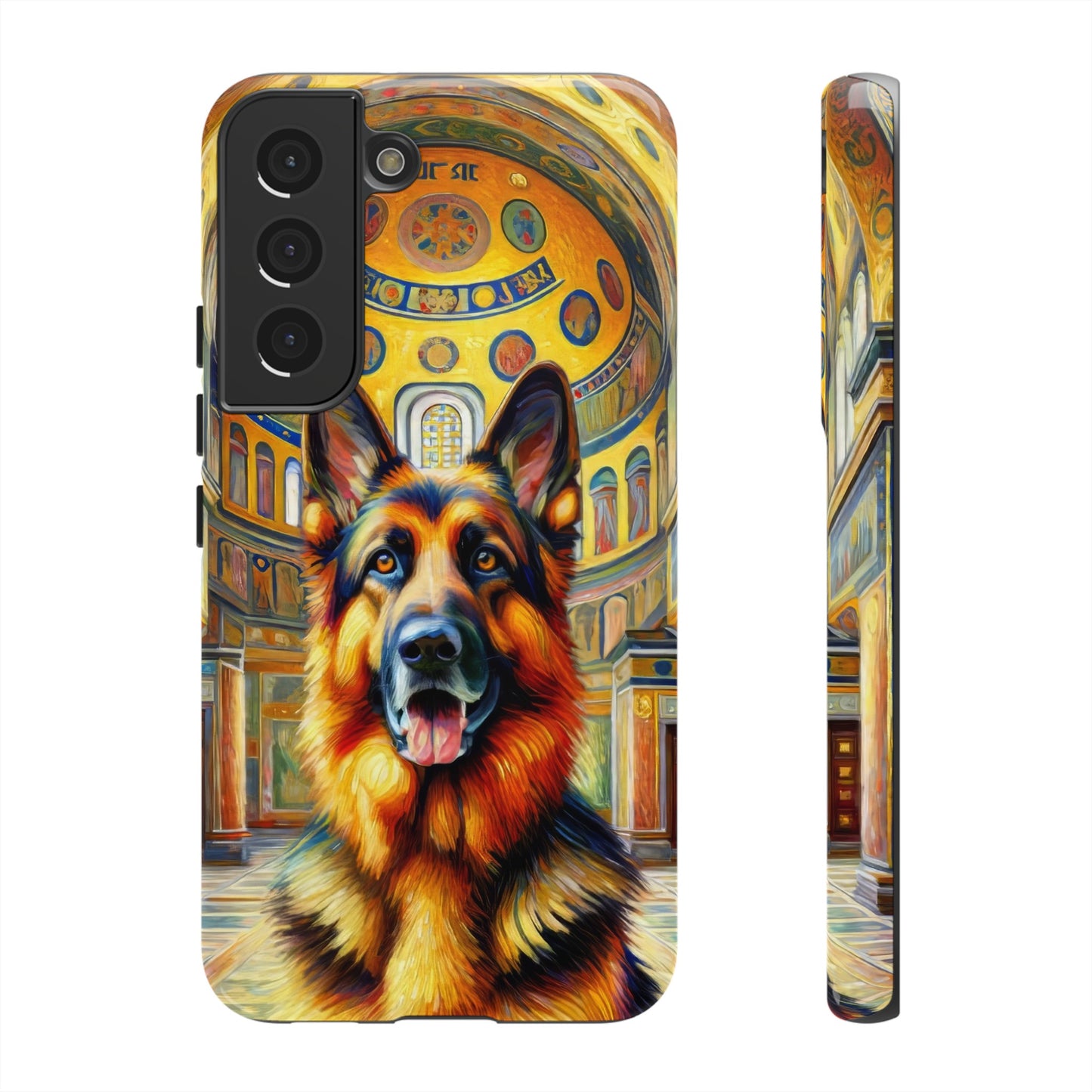 Neo-impressionist German Shepherd Phone Case