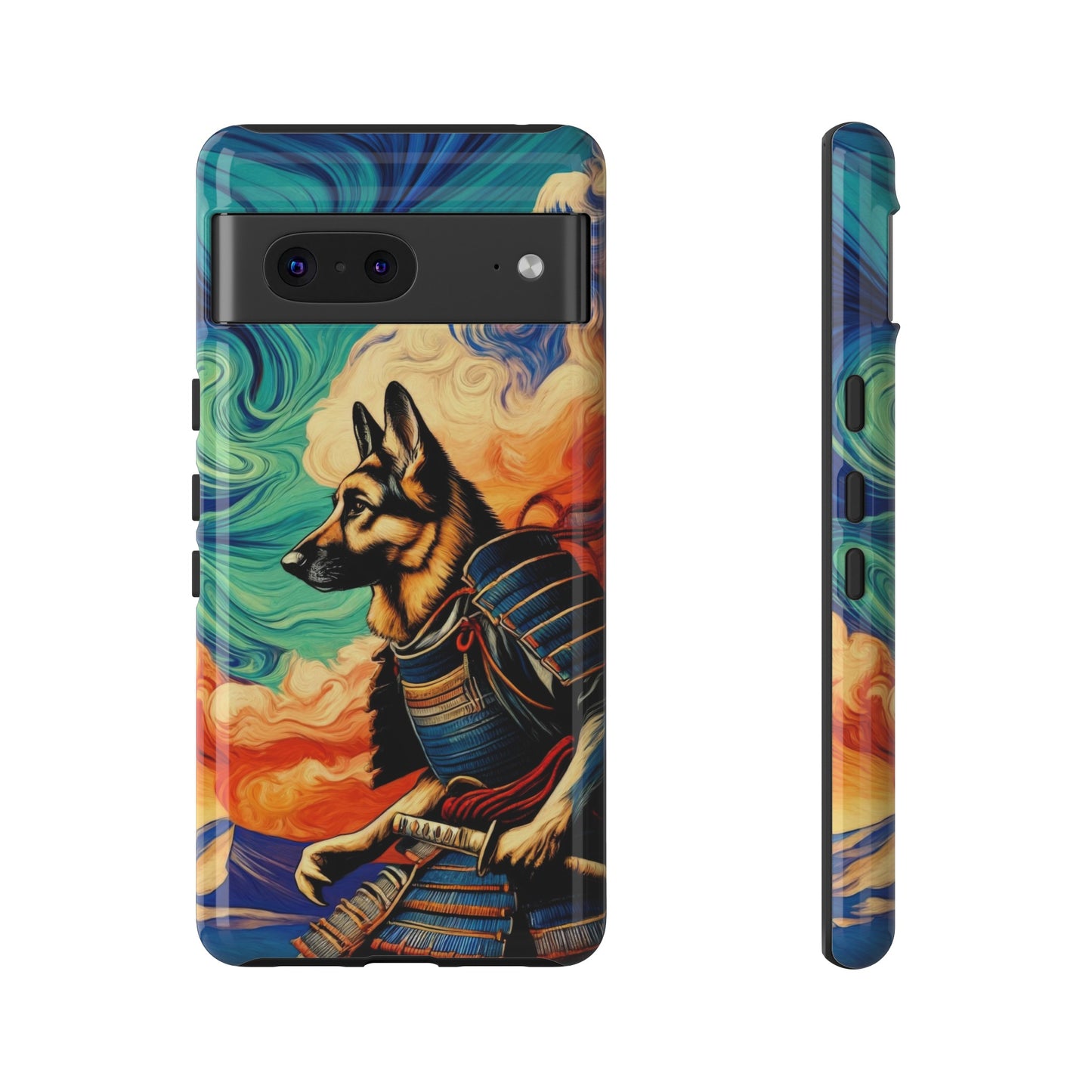 Samurai German Shepherd Phone Case