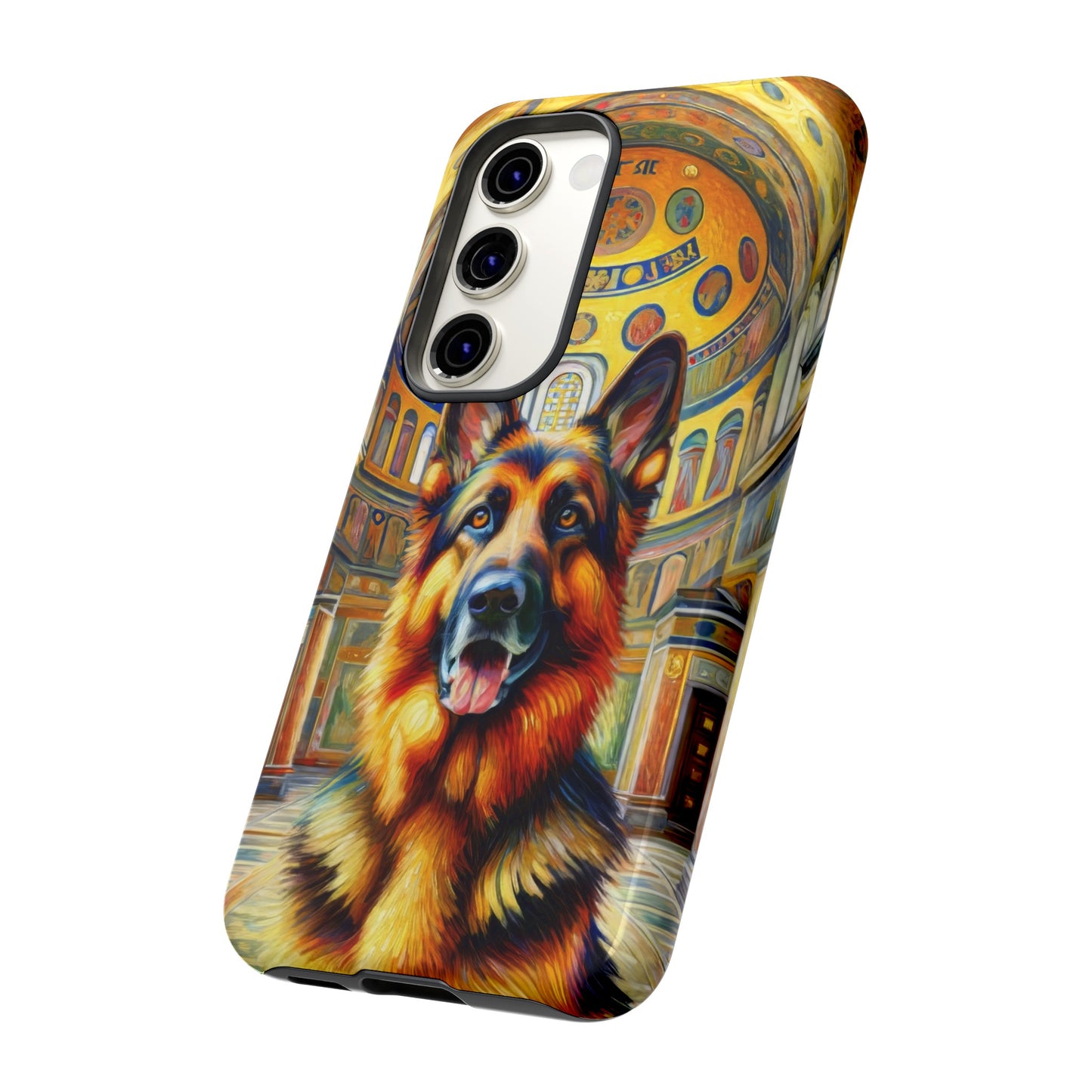 Neo-impressionist German Shepherd Phone Case