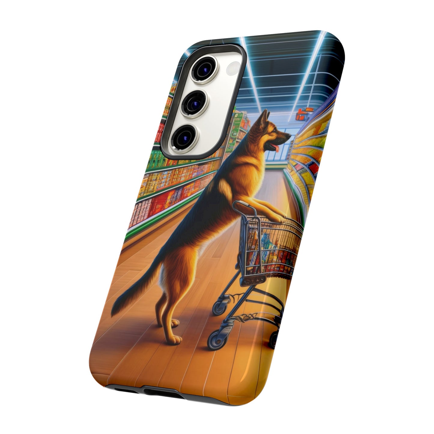 German Shepherd Shopping Phone Case