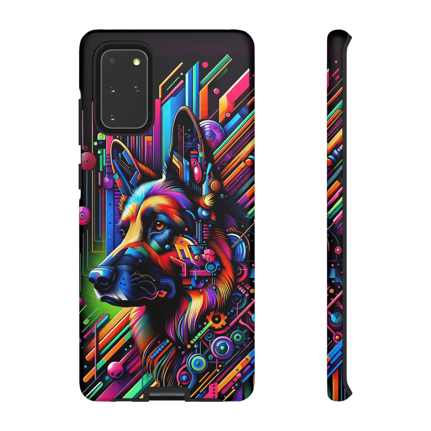 Constructivism and dadaism German Shepherd Phone Case