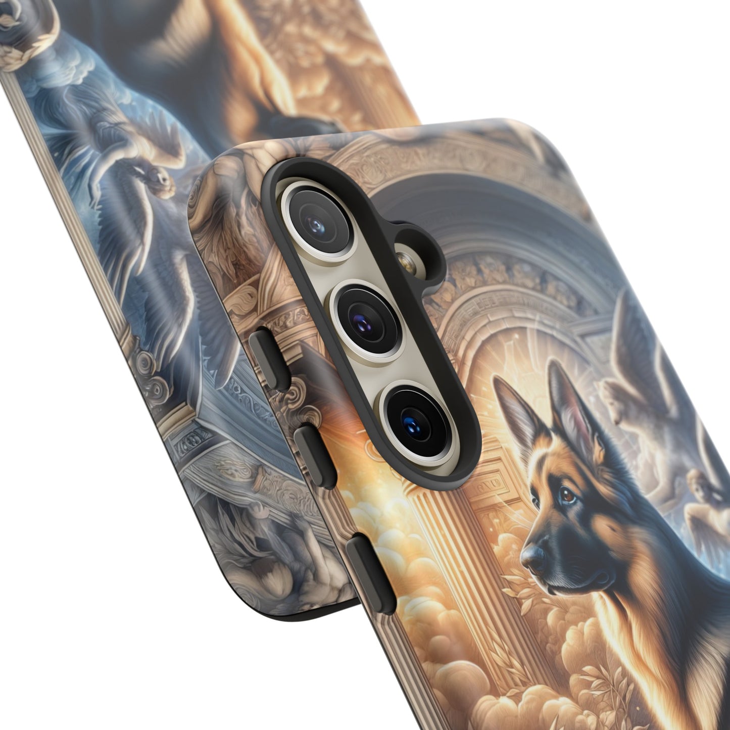 Neo-classicism and dreamy fantasy German Shepherd Phone Case