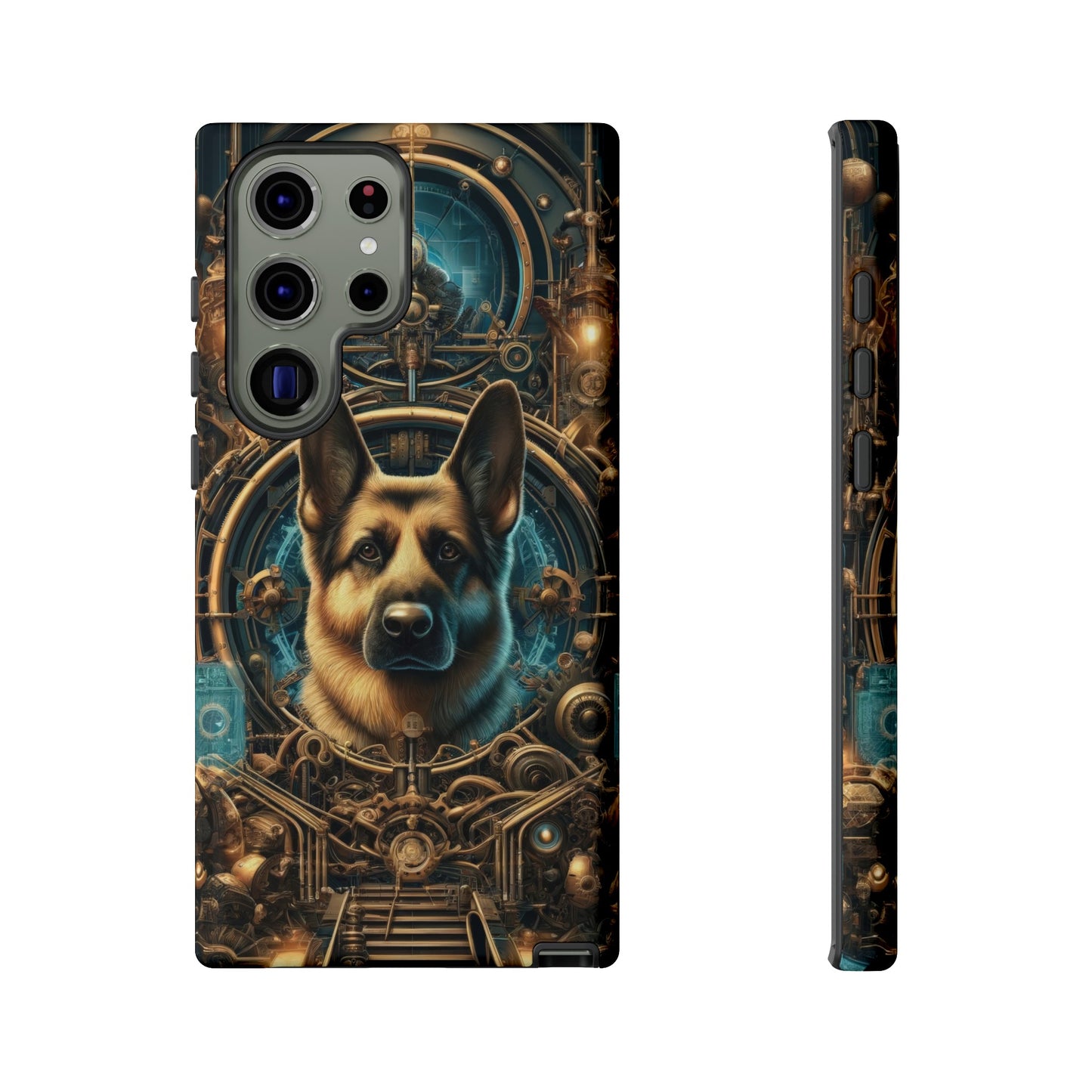 Steampunk Fantasy V2 German Shepherd Phone Case