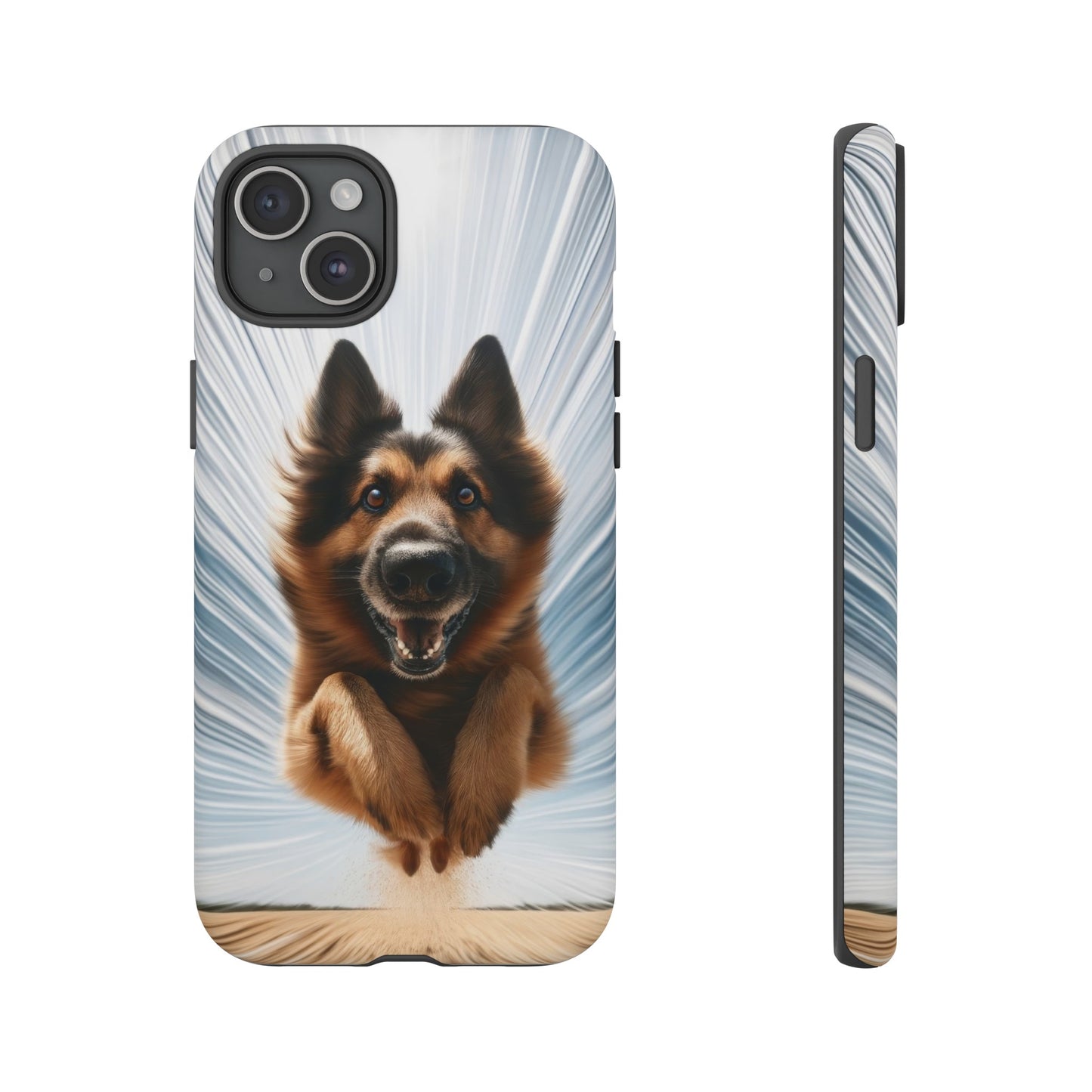 Motion blur German Shepherd Phone Case