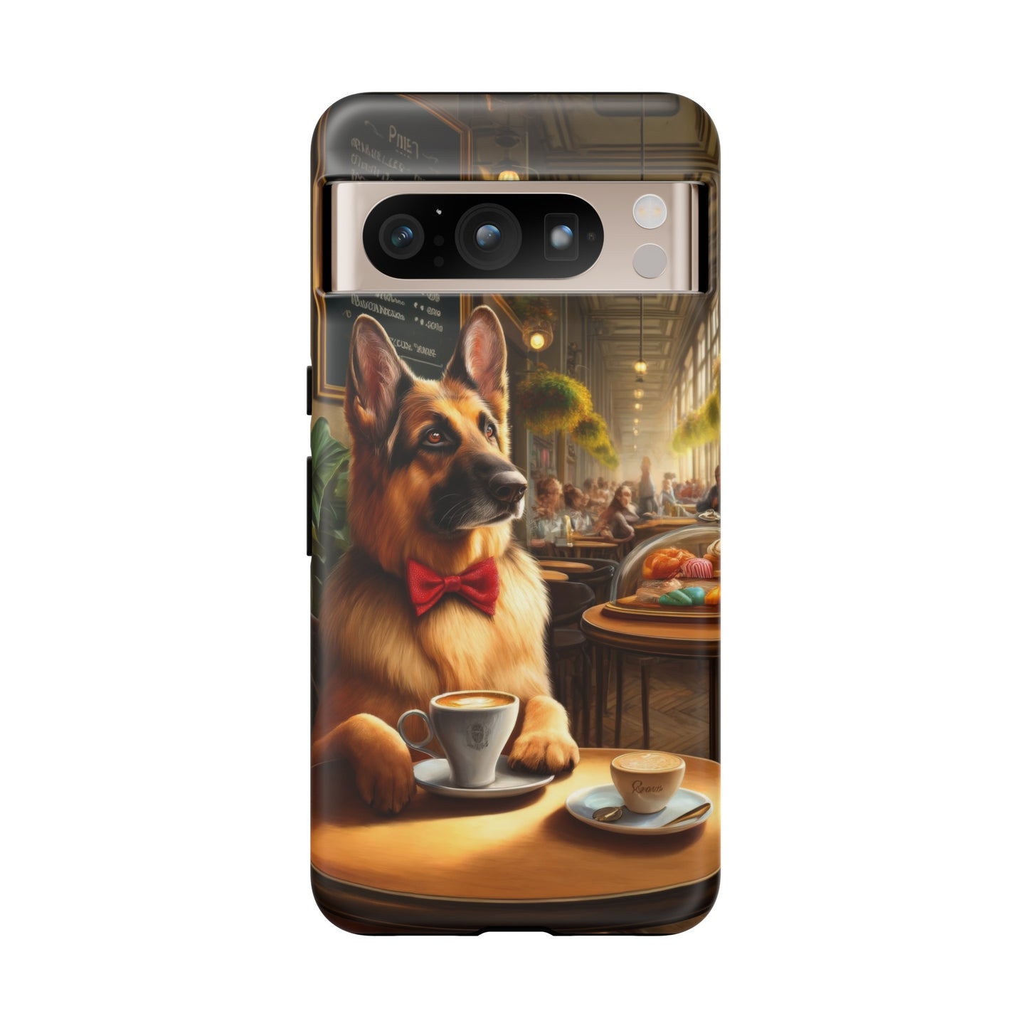 German Shepherd Drinking Phone Case