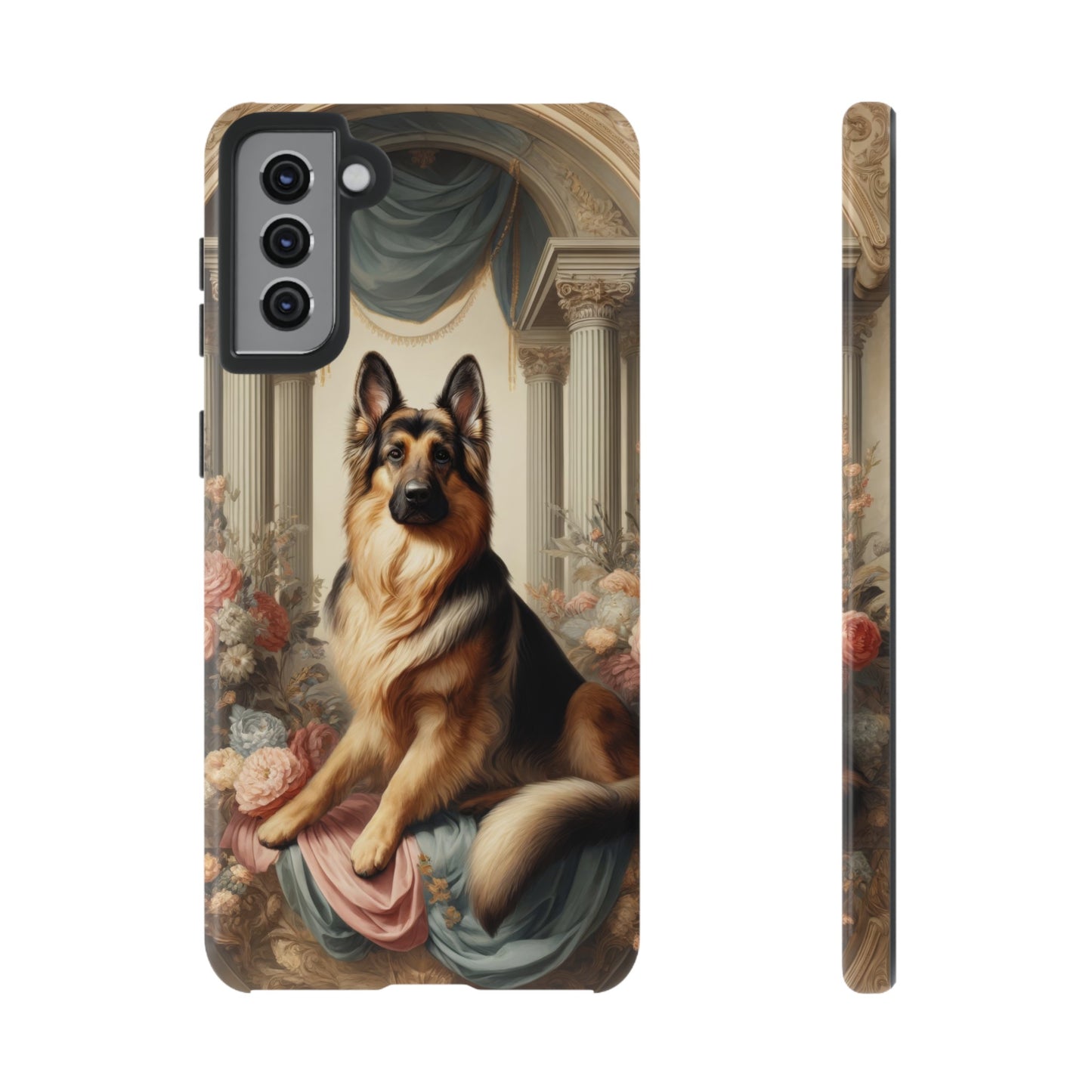 Neo-classical German Shepherd Phone Case