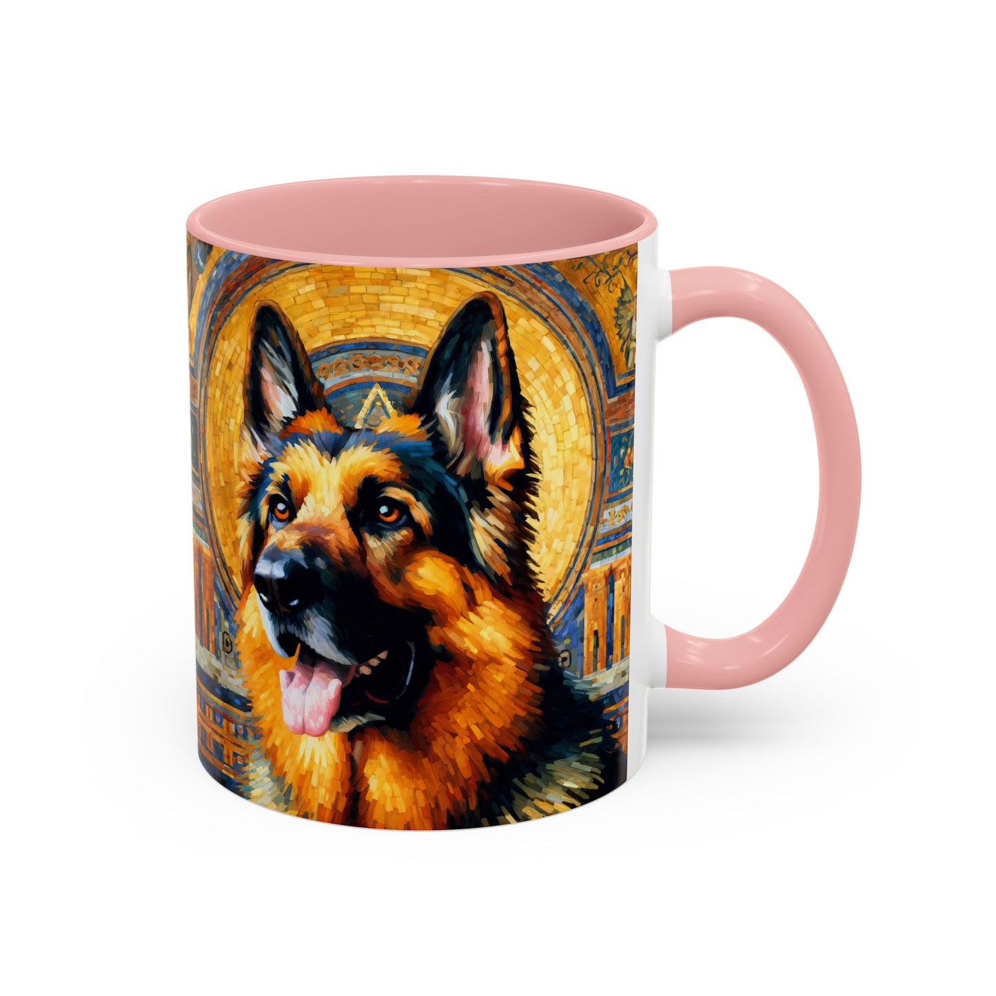 Neo-impressionist German Shepherd Coffee Mug