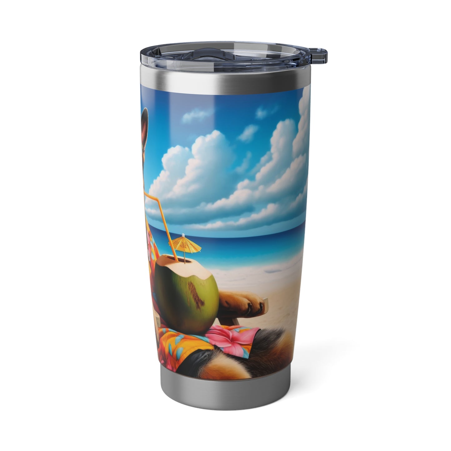 German Shepherd Vacation 20oz Tumbler