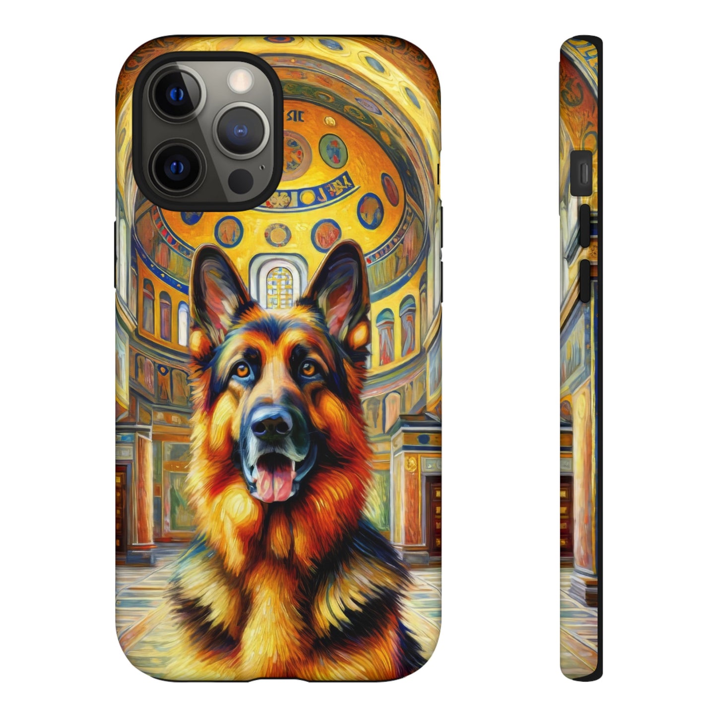 Neo-impressionist German Shepherd Phone Case