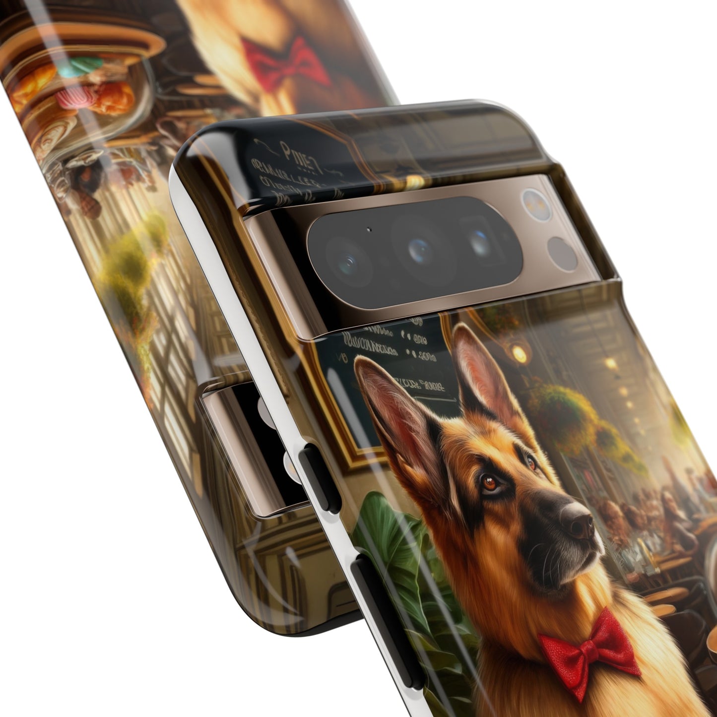 German Shepherd Drinking Phone Case