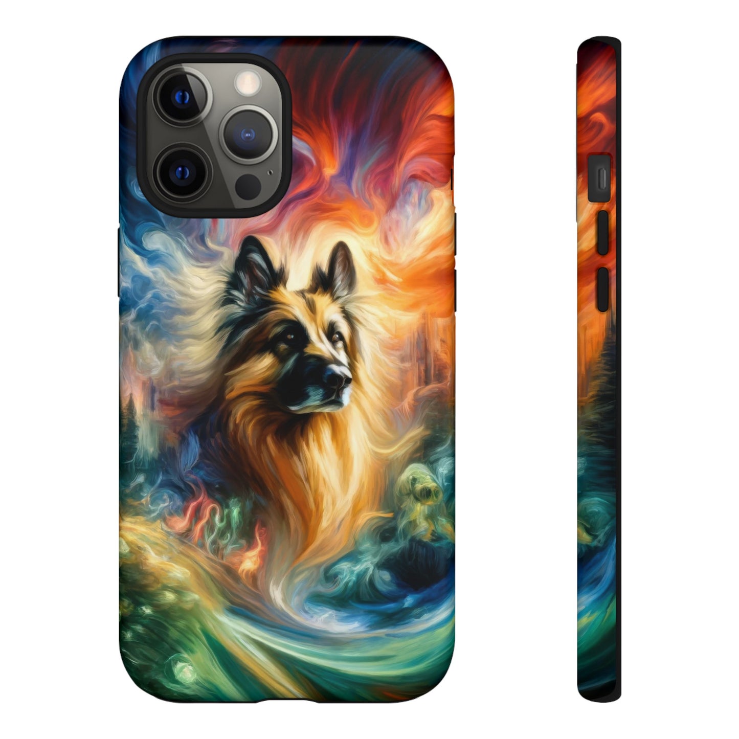 Expressionism and fantasy German Shepherd Phone Case