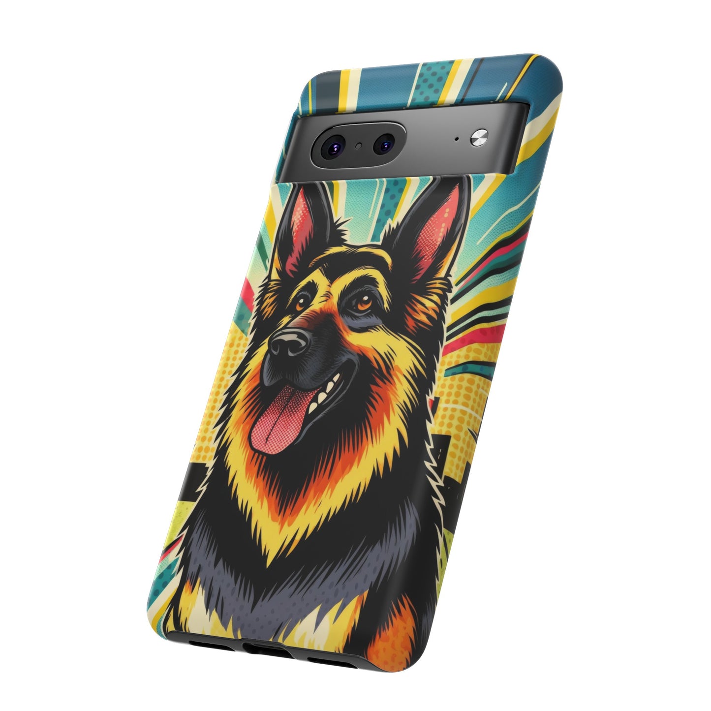 Comic style German Shepherd Phone Case