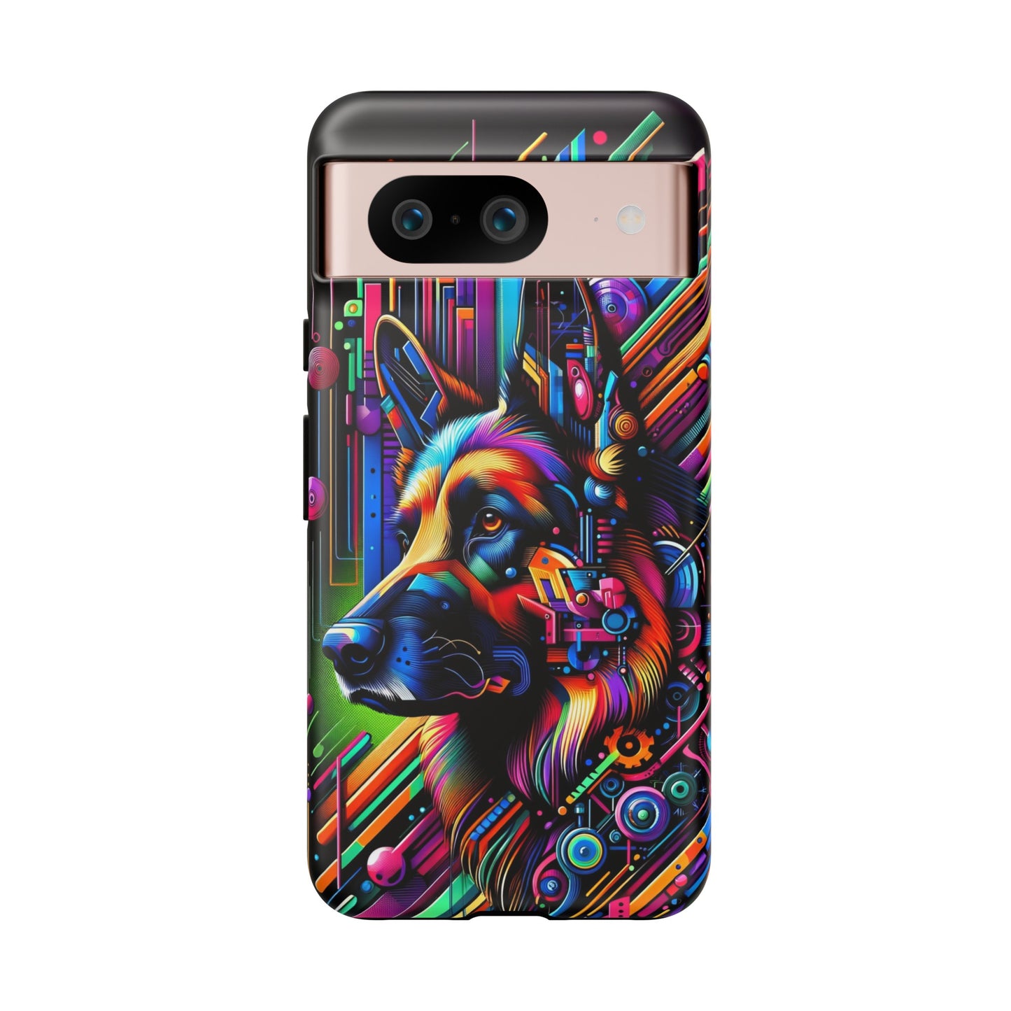 Constructivism and dadaism German Shepherd Phone Case