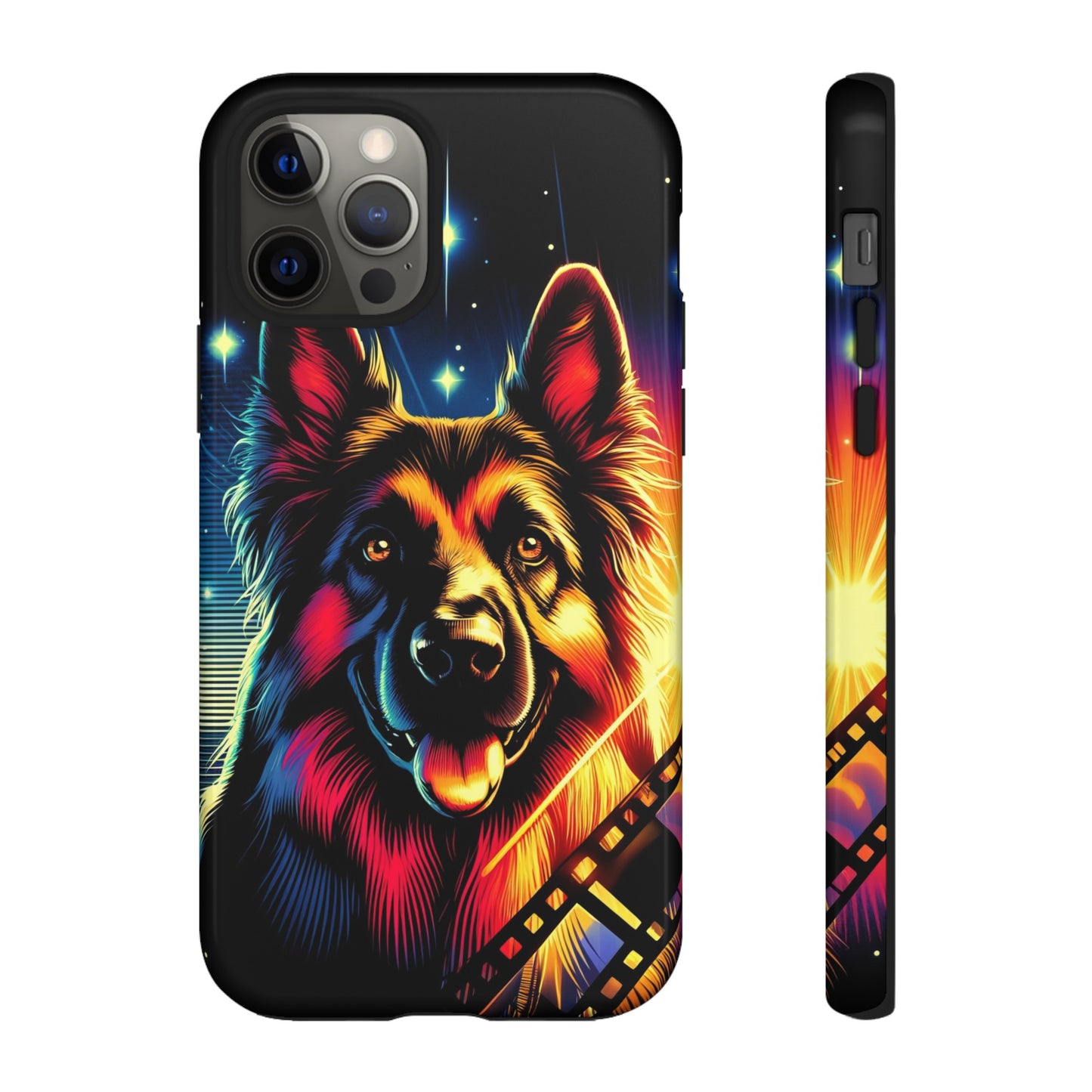 Comic book style German Shepherd Phone Case