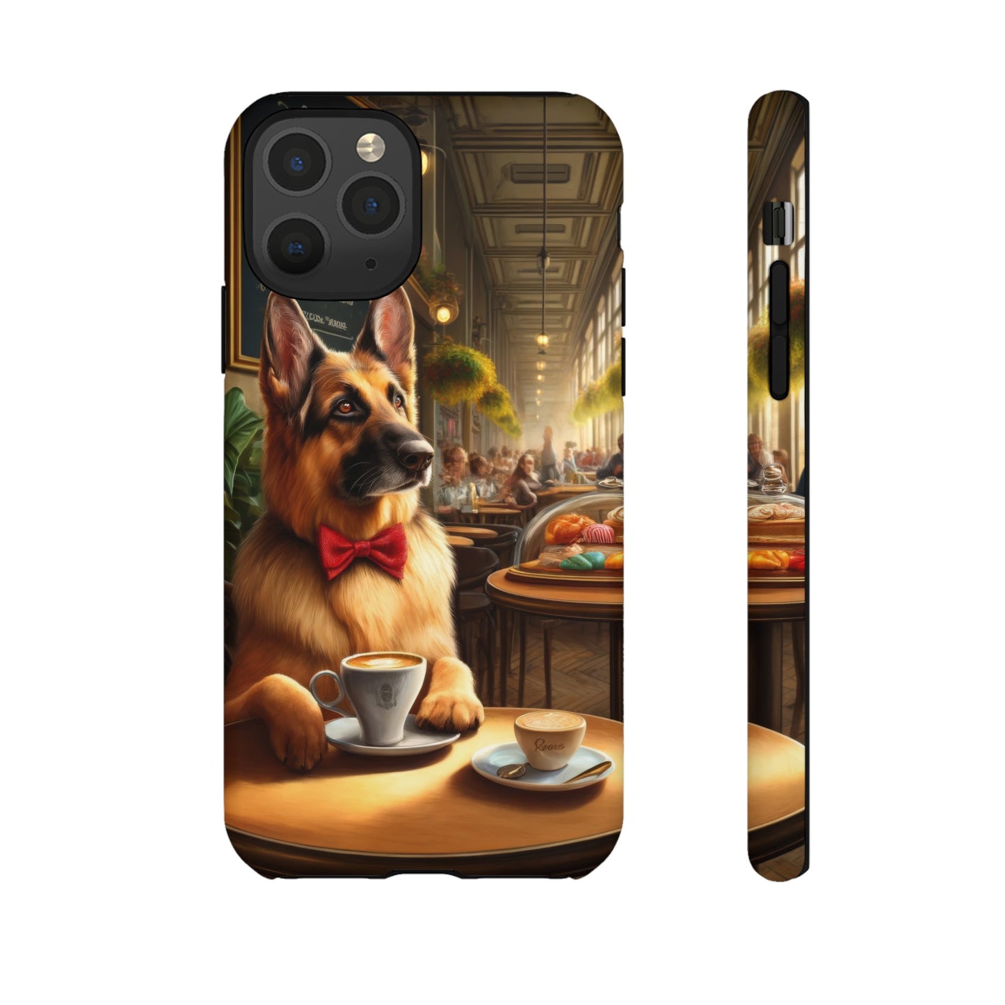 German Shepherd Drinking Phone Case