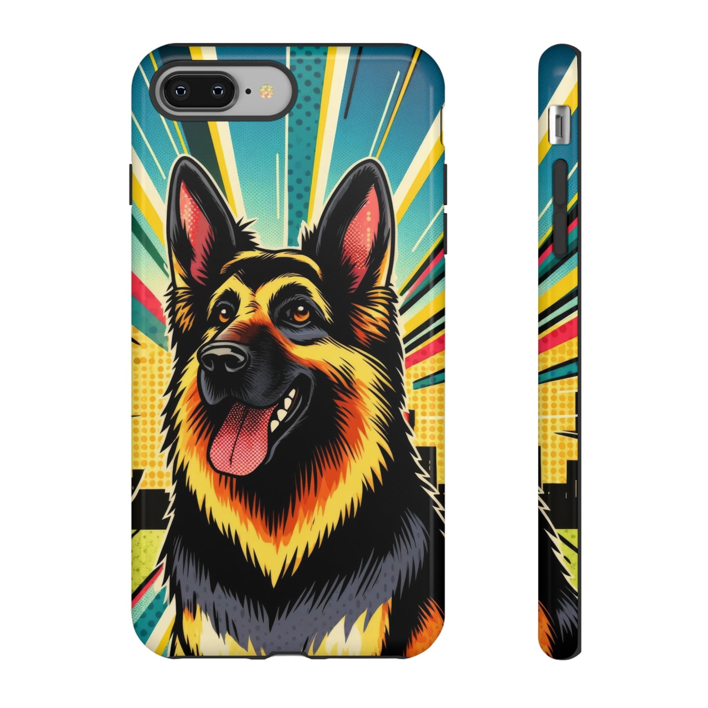 Comic style German Shepherd Phone Case