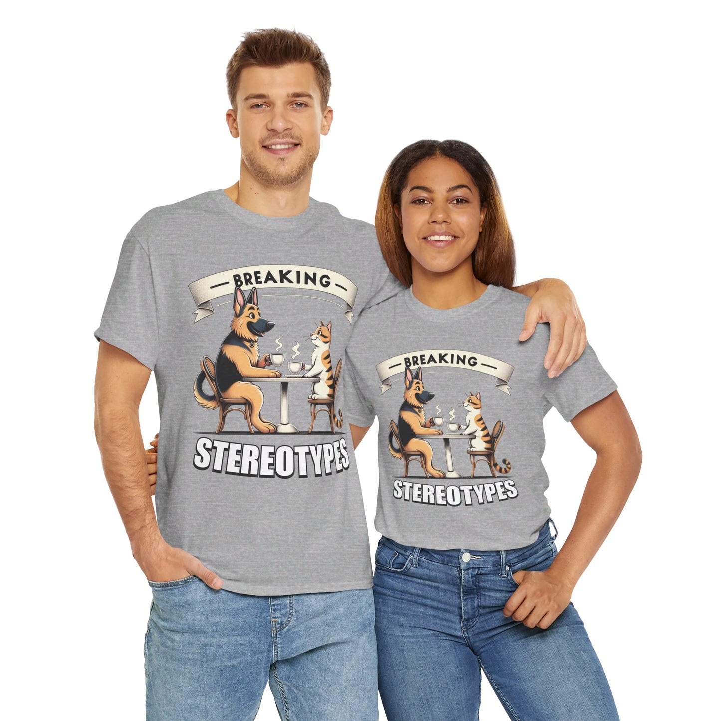 Breaking Stereotypes T-Shirt (13 colors) (German Shepherd)