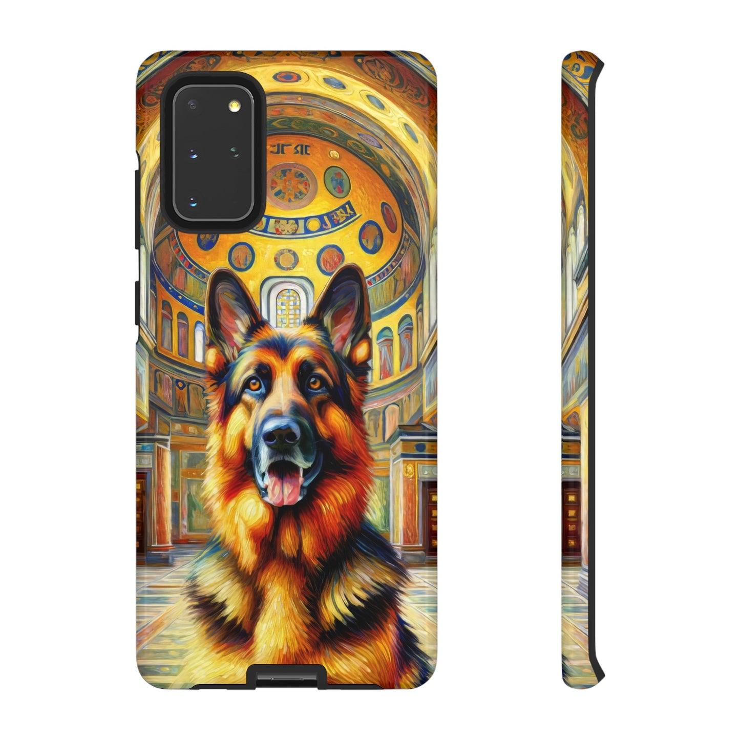 Neo-impressionist German Shepherd Phone Case