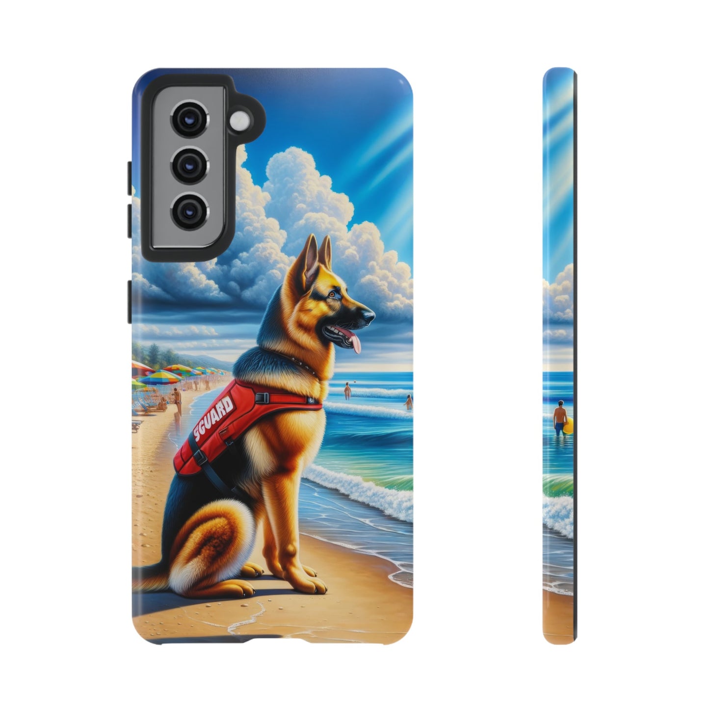 German Shepherd Lifeguard Phone Case