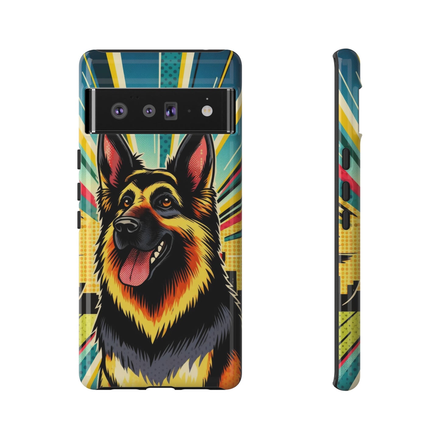 Comic style German Shepherd Phone Case