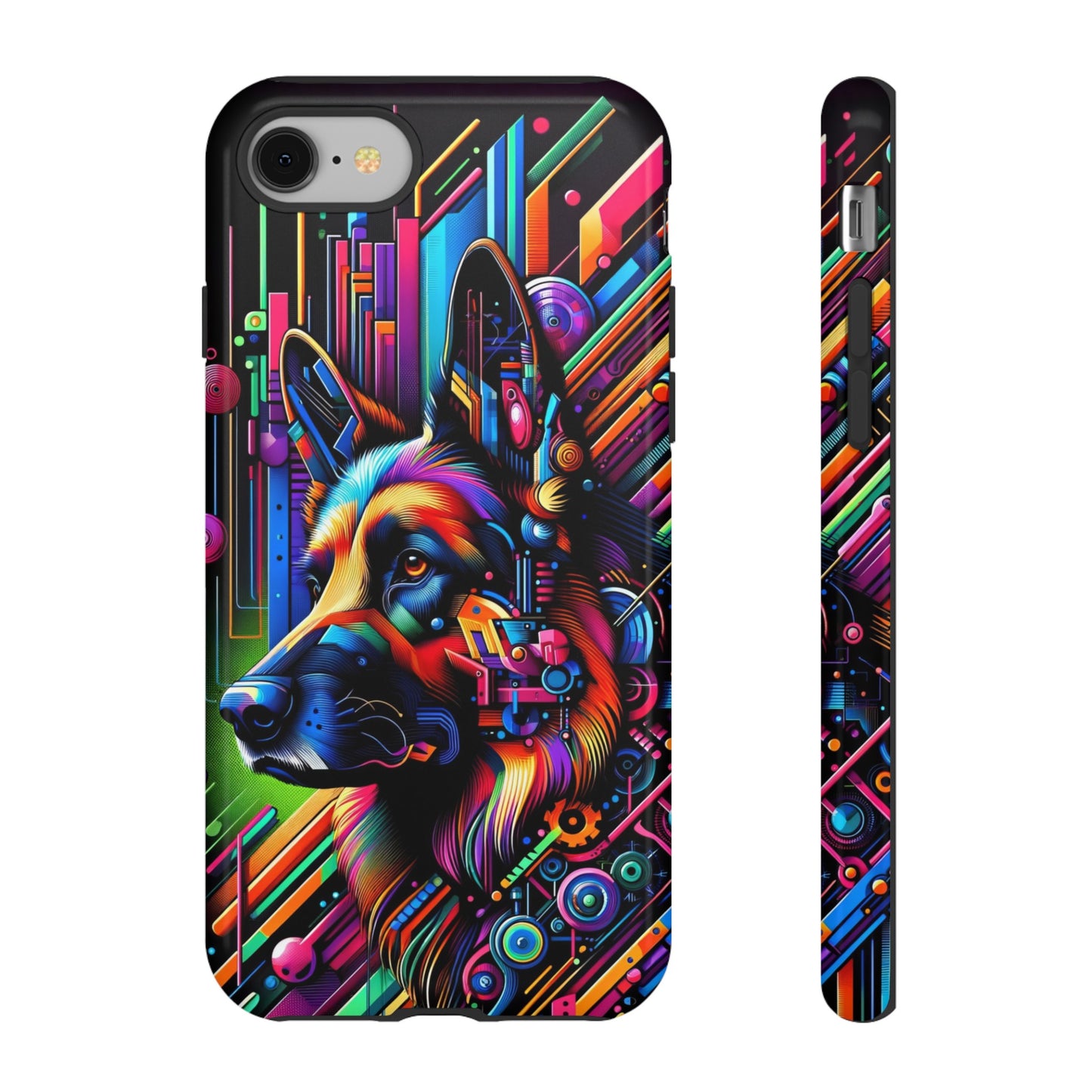 Constructivism and dadaism German Shepherd Phone Case