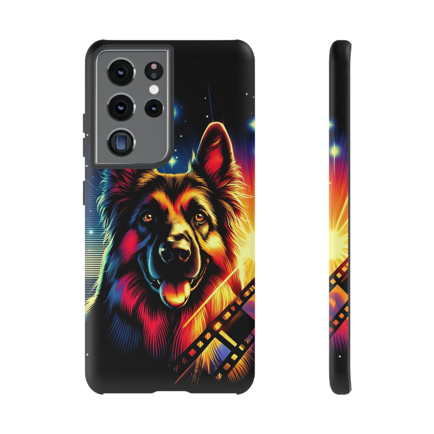 Comic book style German Shepherd Phone Case