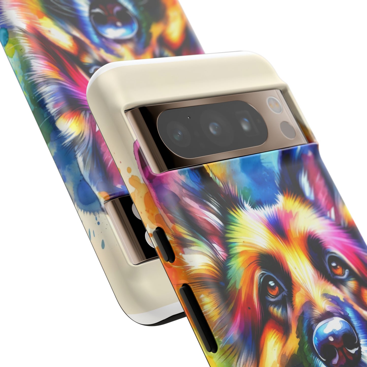 German Shepherd in Watercolor Tough Phone Case