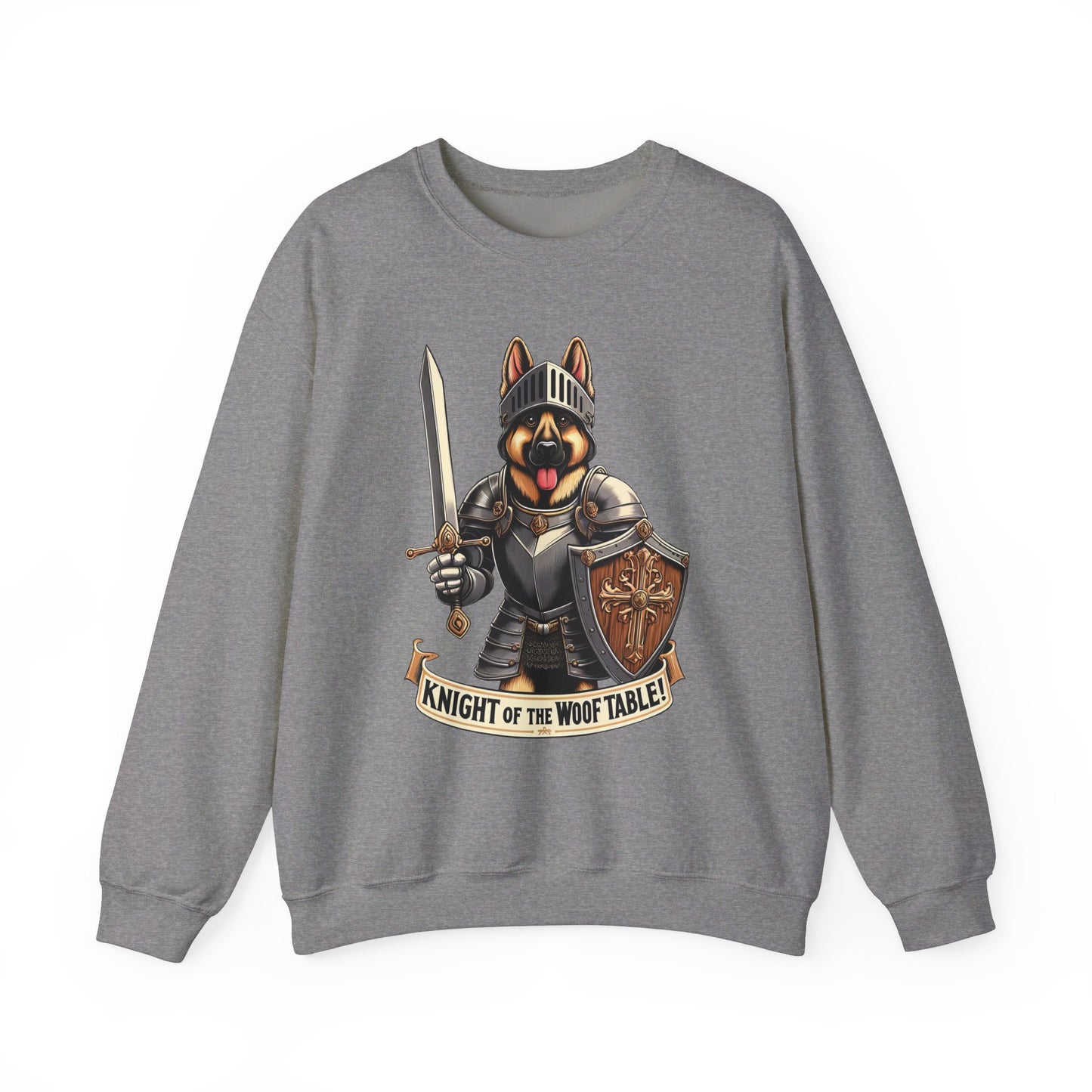 Knight of the Wolf Table Sweatshirt (10 colors) (German Shepherd)