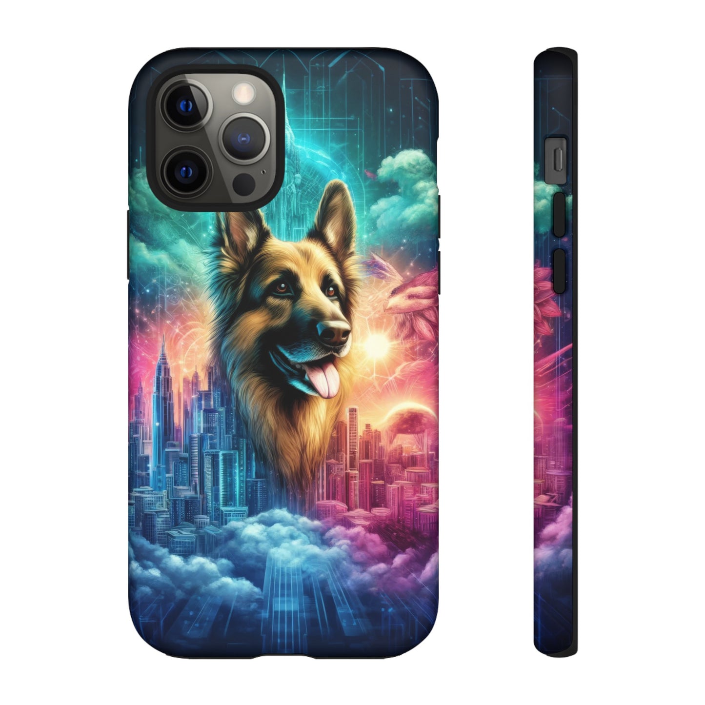 Dreamy fantasy German Shepherd Phone Case