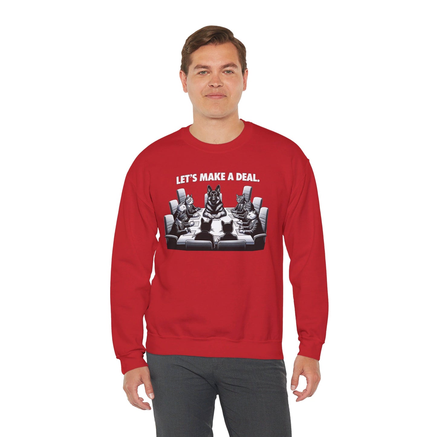 Lets Make a Deal Sweatshirt (10 colors) (German Shepherd)