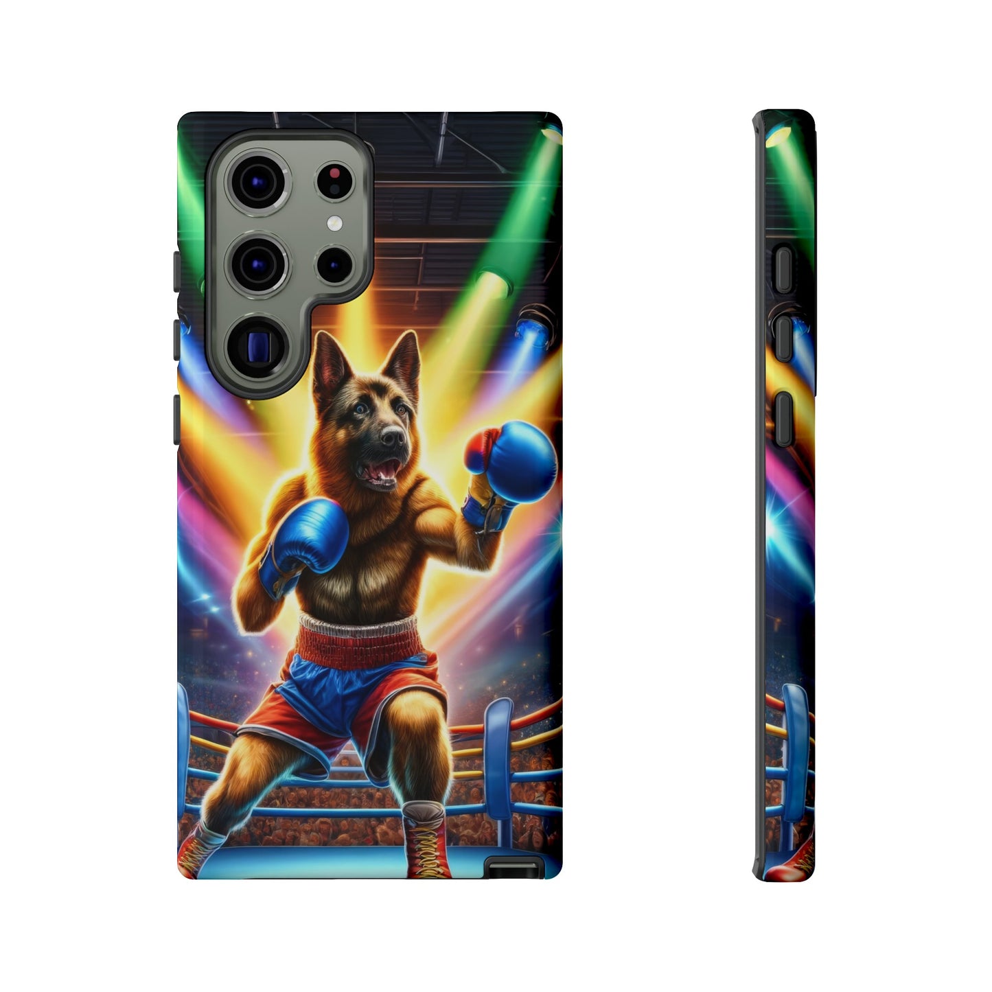 German Shepherd Boxing Phone Case