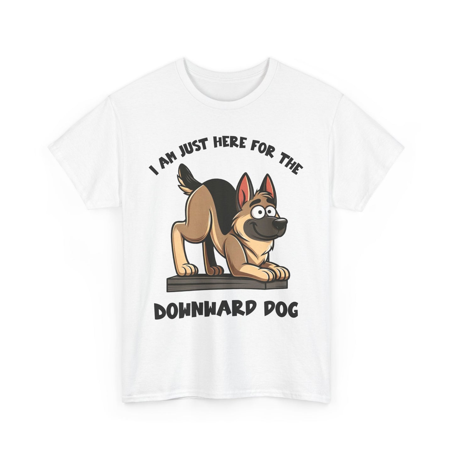 DownWard Dog T-Shirt (13 colors) (German Shepherd)