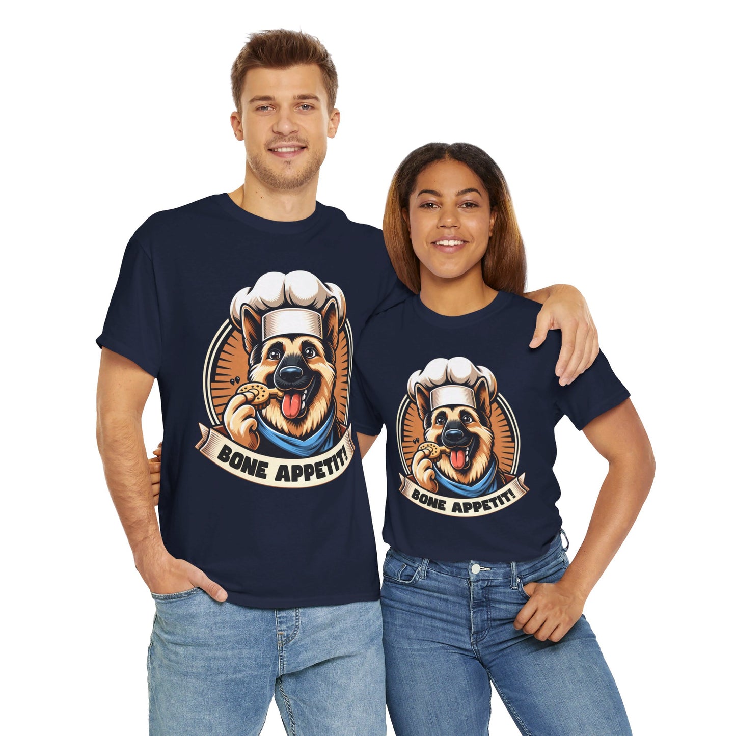 Bone Appetit T-Shirt (13 colors) (German Shepherd)