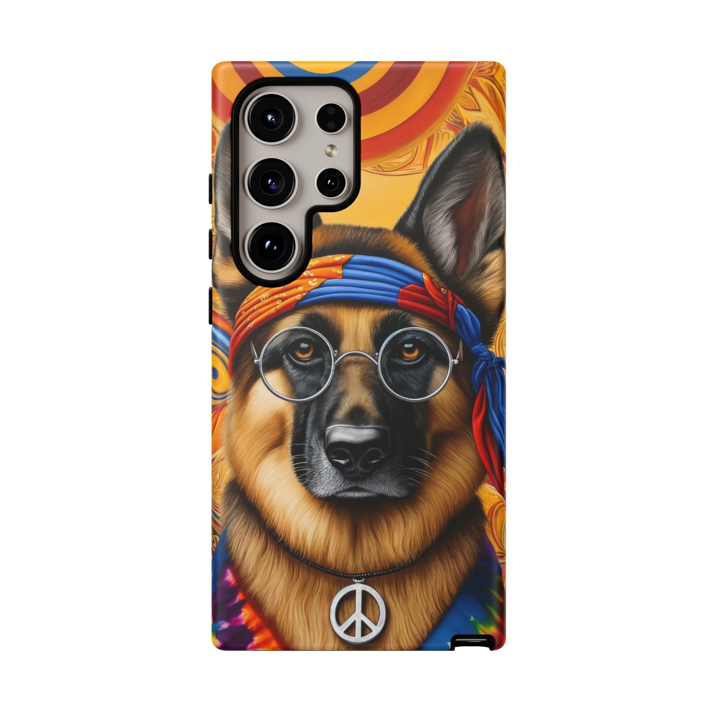 Hippie German Shepherd Tough Phone Case