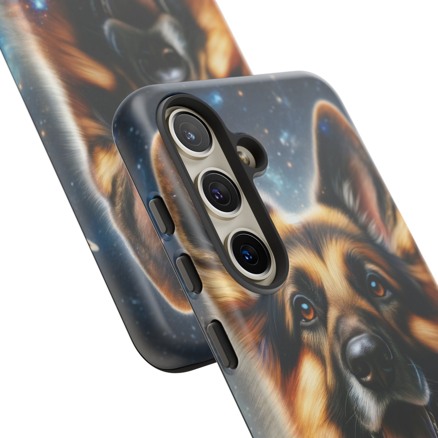 German Shepherd in Space Tough Phone Case