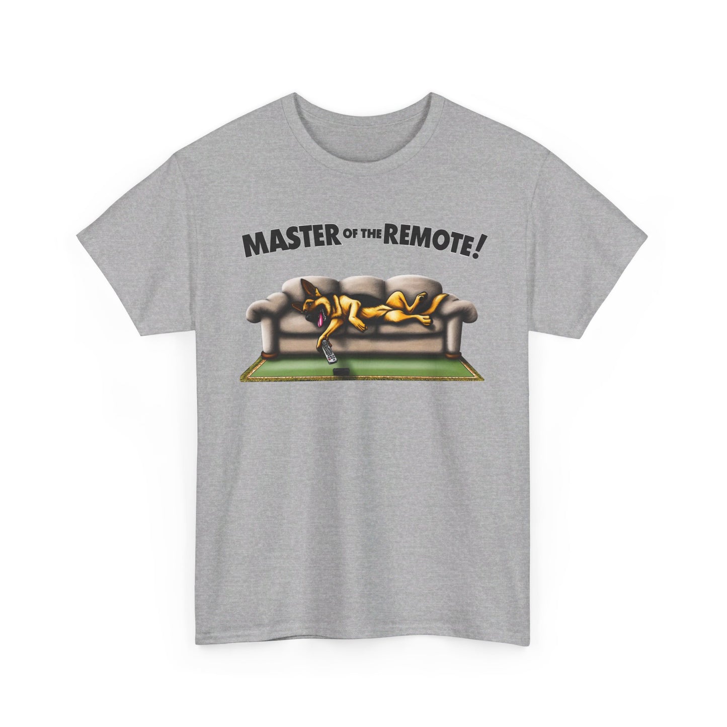 Master of the Remote! T-Shirt (13 colors) (German Shepherd)