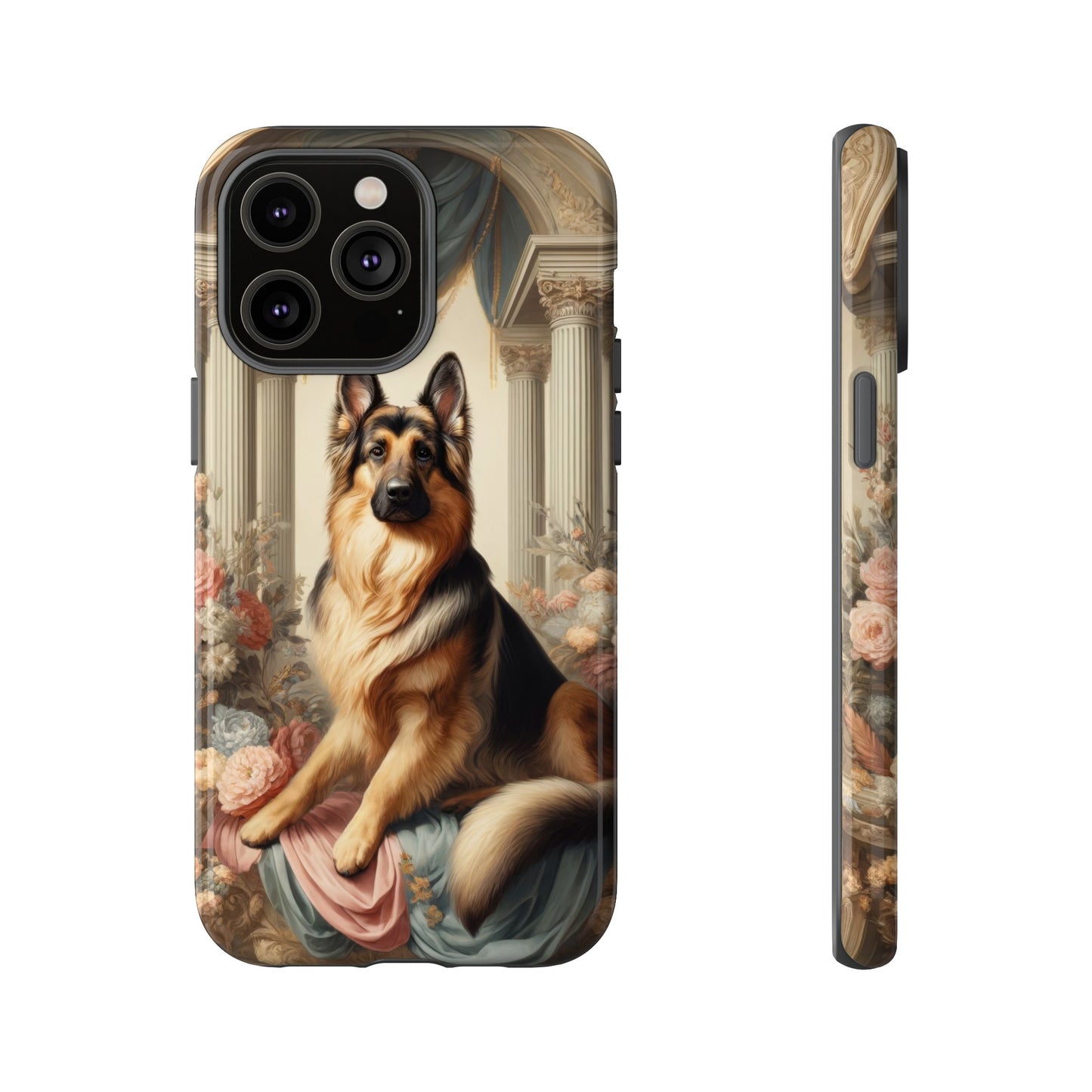 Neo-classical German Shepherd Phone Case