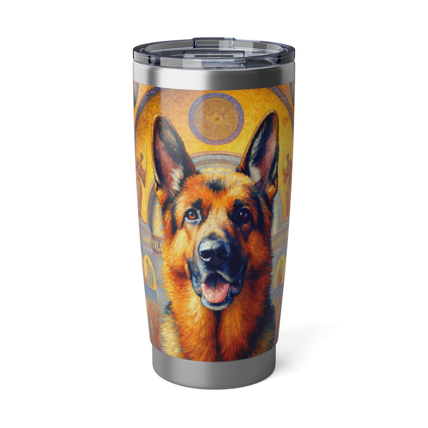 Neo-impressionist German Shepherd 20oz Tumbler