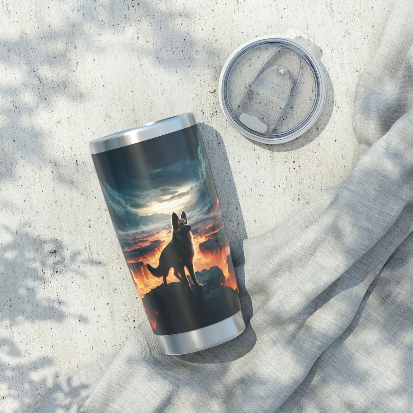 Concept art German Shepherd 20oz Tumbler