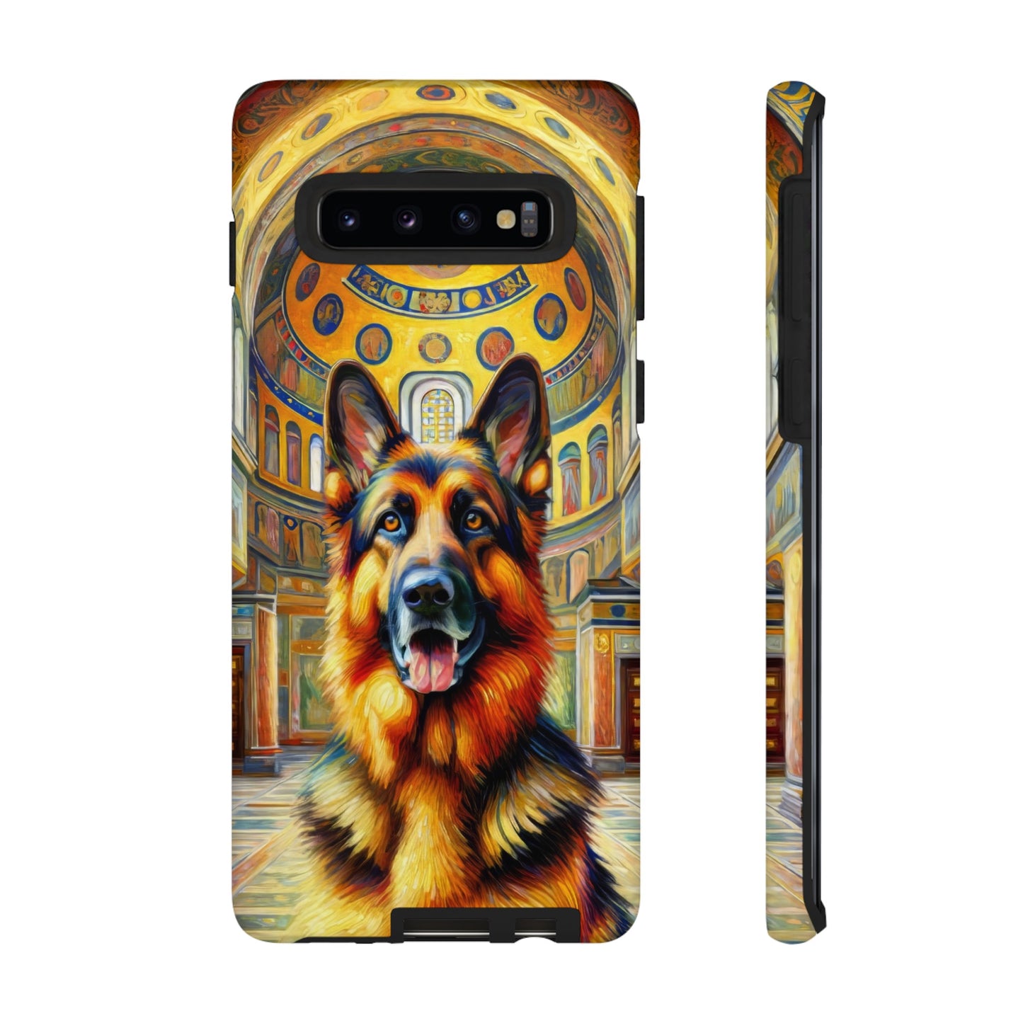 Neo-impressionist German Shepherd Phone Case