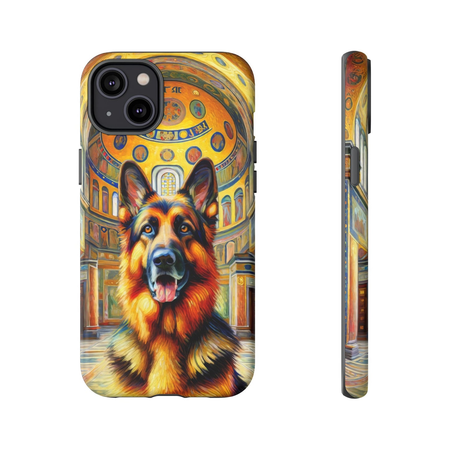 Neo-impressionist German Shepherd Phone Case