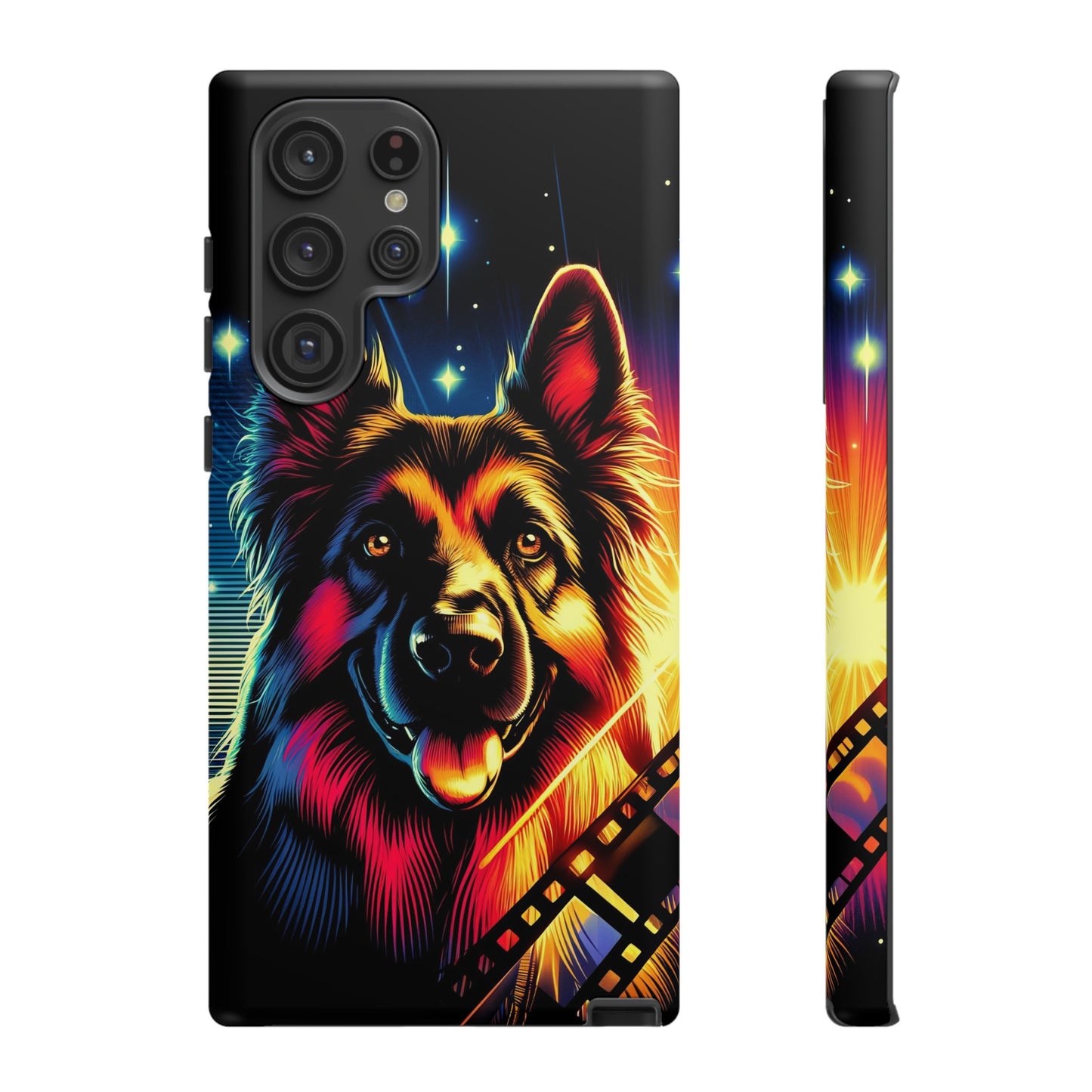 Comic book style German Shepherd Phone Case