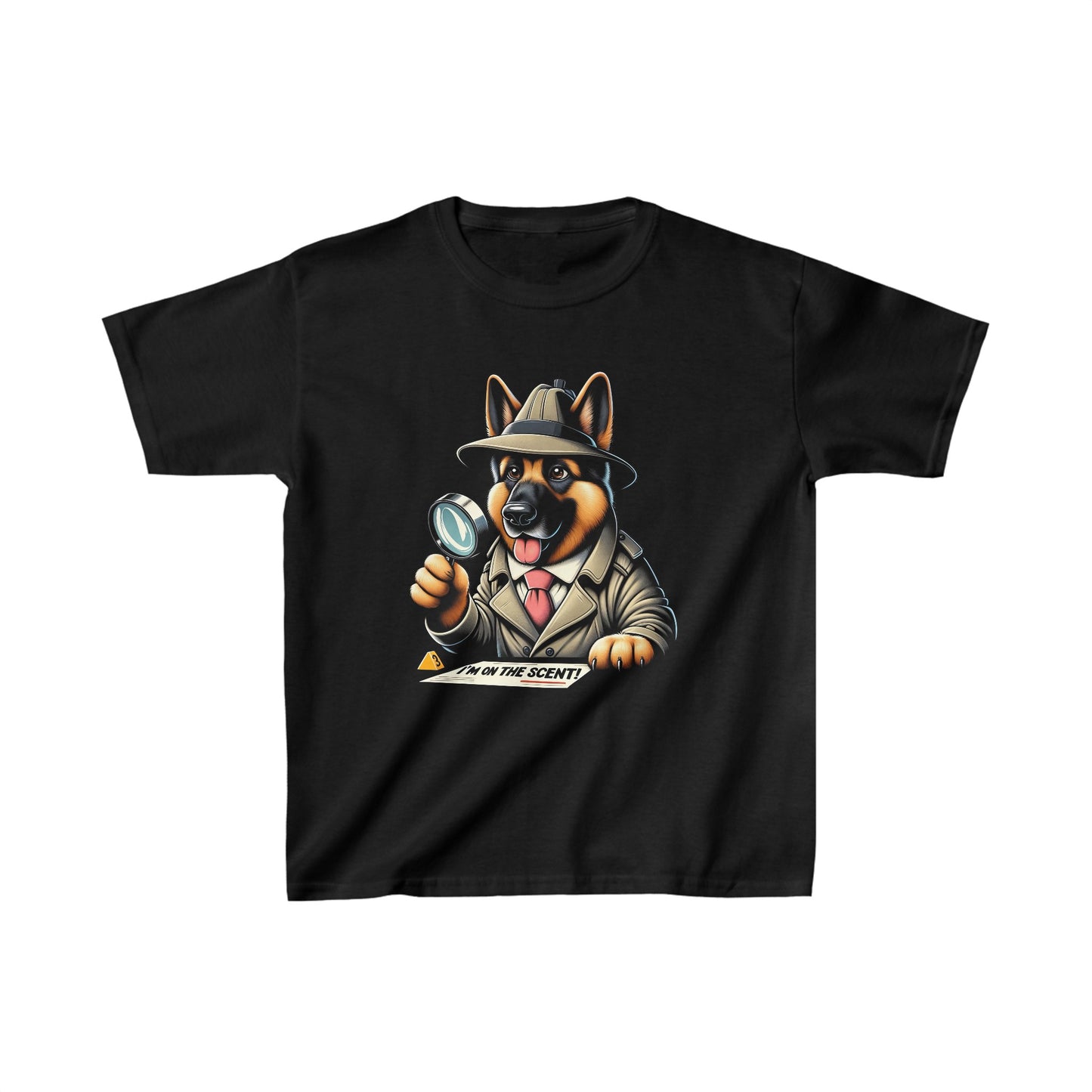 I'm on the Scent Kids Size T-Shirt (Multi colors) (German Shepherd)