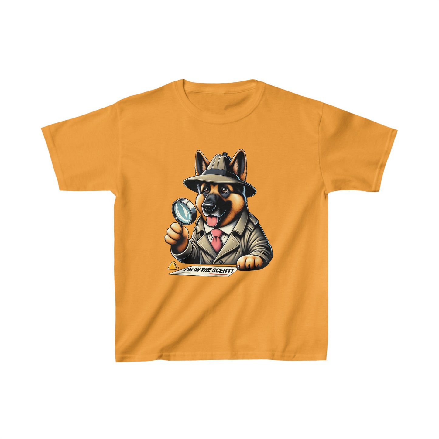 I'm on the Scent Kids Size T-Shirt (Multi colors) (German Shepherd)