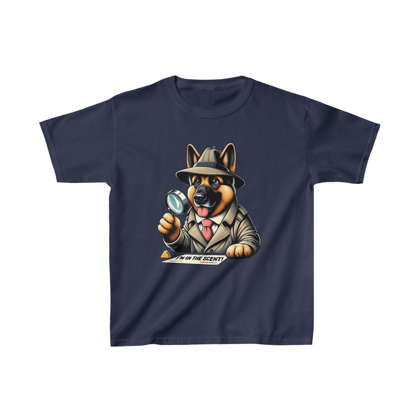 I'm on the Scent Kids Size T-Shirt (Multi colors) (German Shepherd)