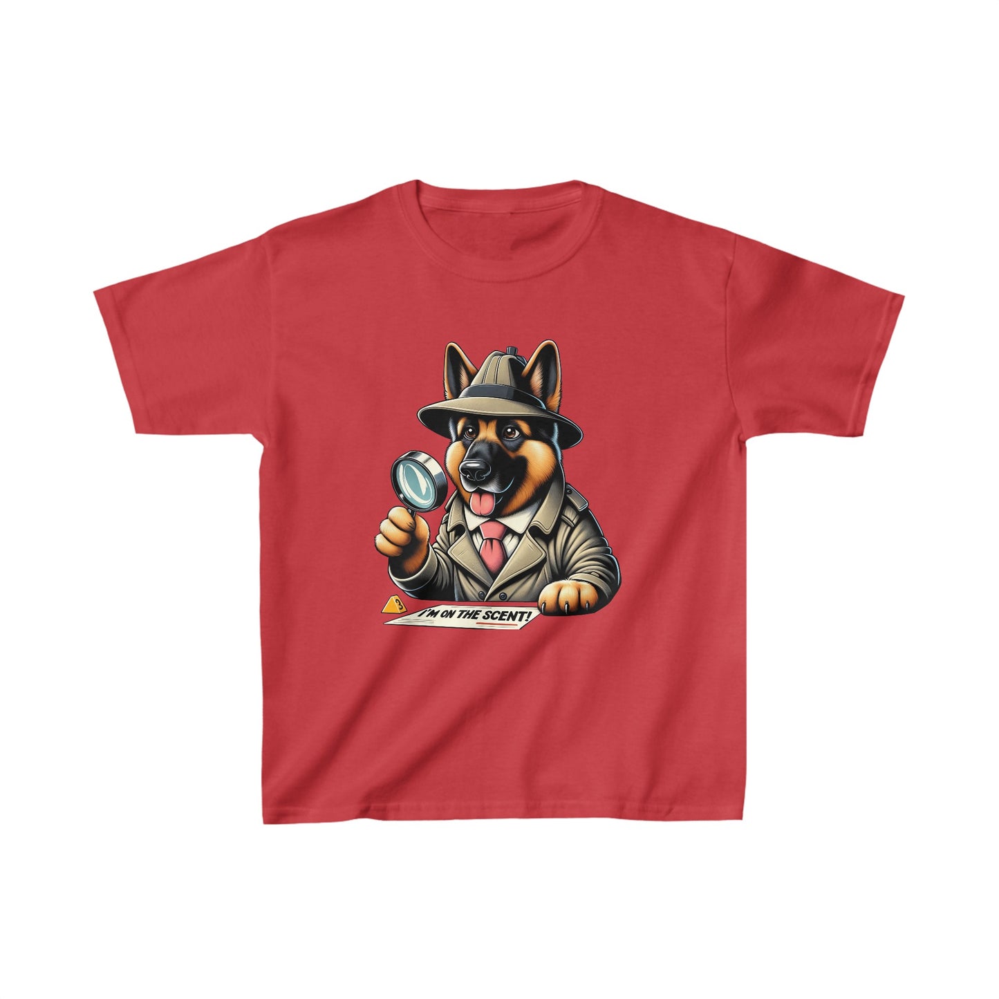 I'm on the Scent Kids Size T-Shirt (Multi colors) (German Shepherd)