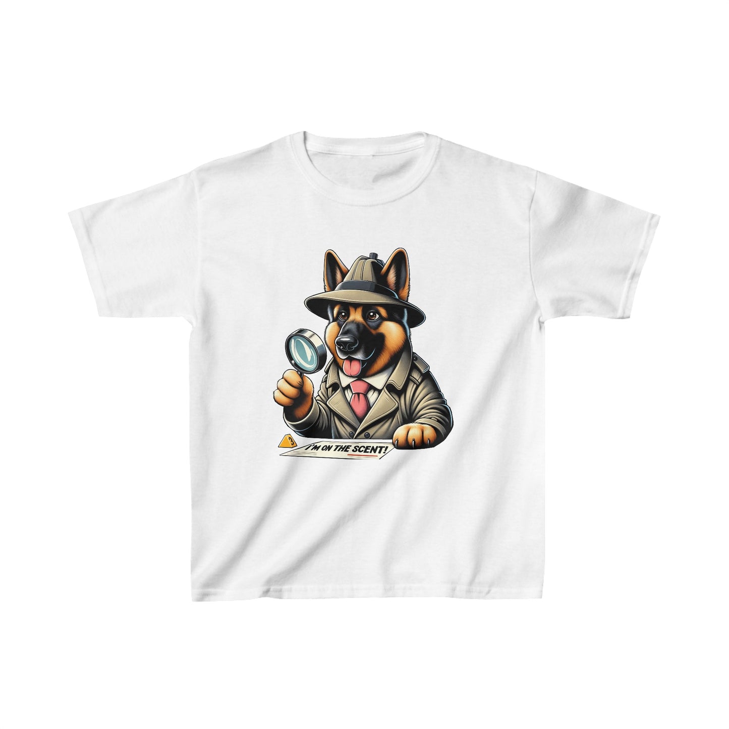 I'm on the Scent Kids Size T-Shirt (Multi colors) (German Shepherd)