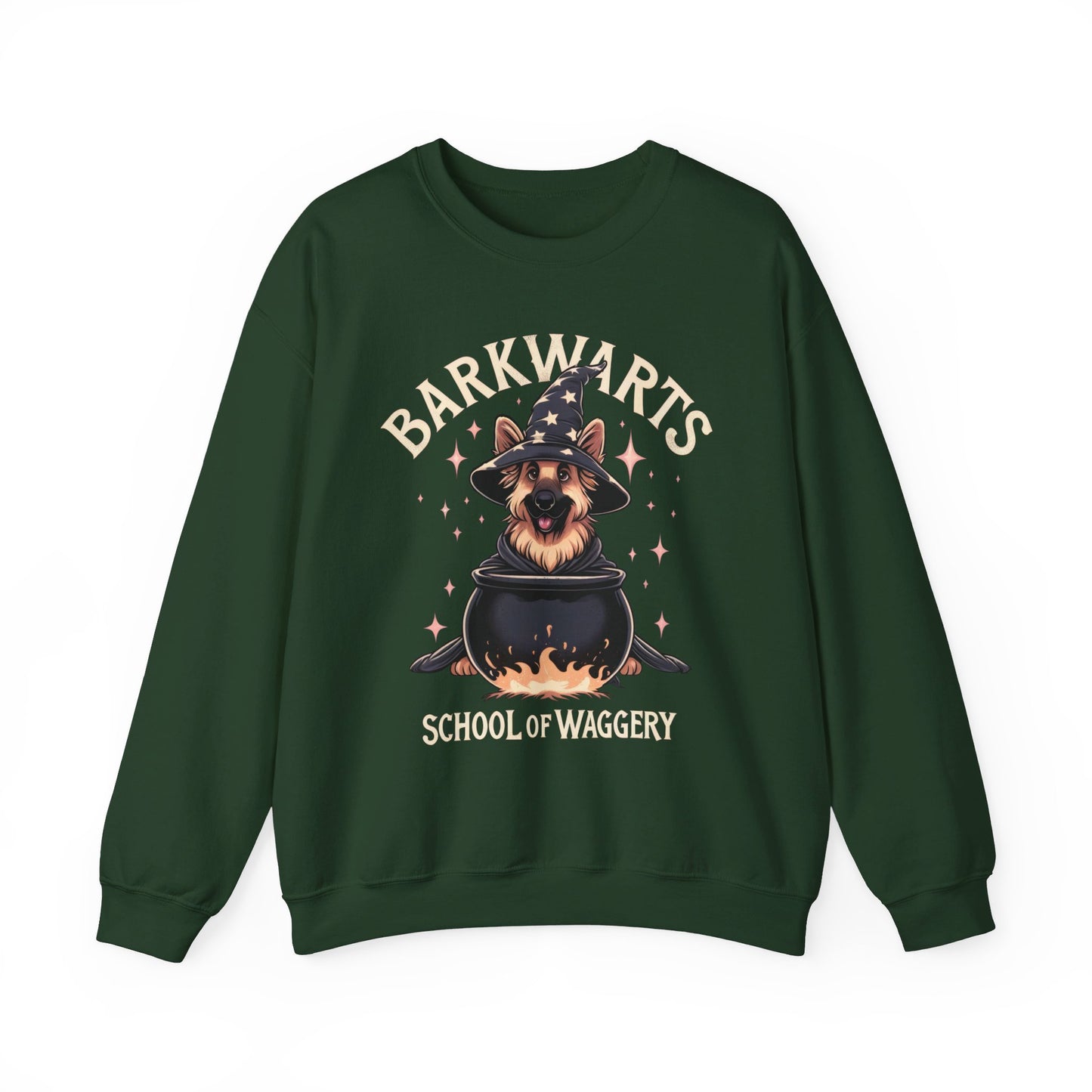 BarkWarts School of Waggery Sweatshirt (10 colors) (German Shepherd)