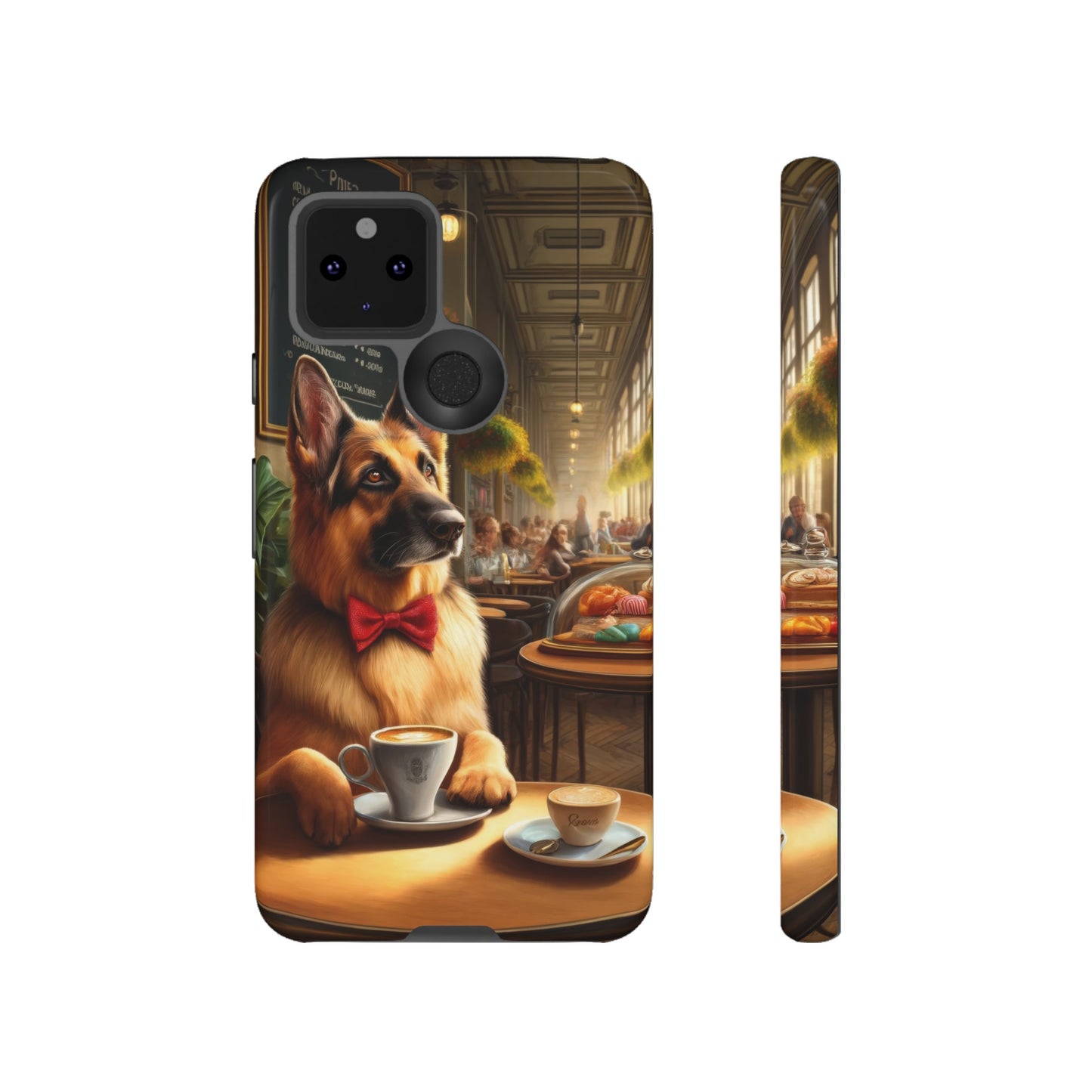 German Shepherd Drinking Phone Case