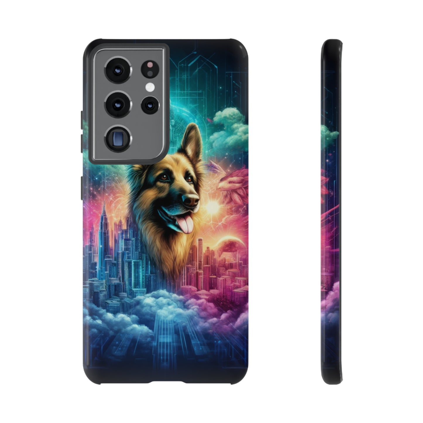 Dreamy fantasy German Shepherd Phone Case